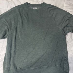 Olive green American Eagle crew neck (over sized!!)
